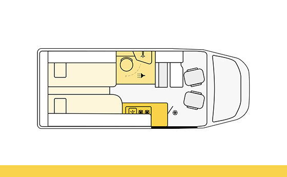 Grundriss CV 640 SB+
