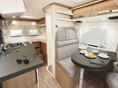 Malibu Compact Sitzgruppe mit Tisch und Küche