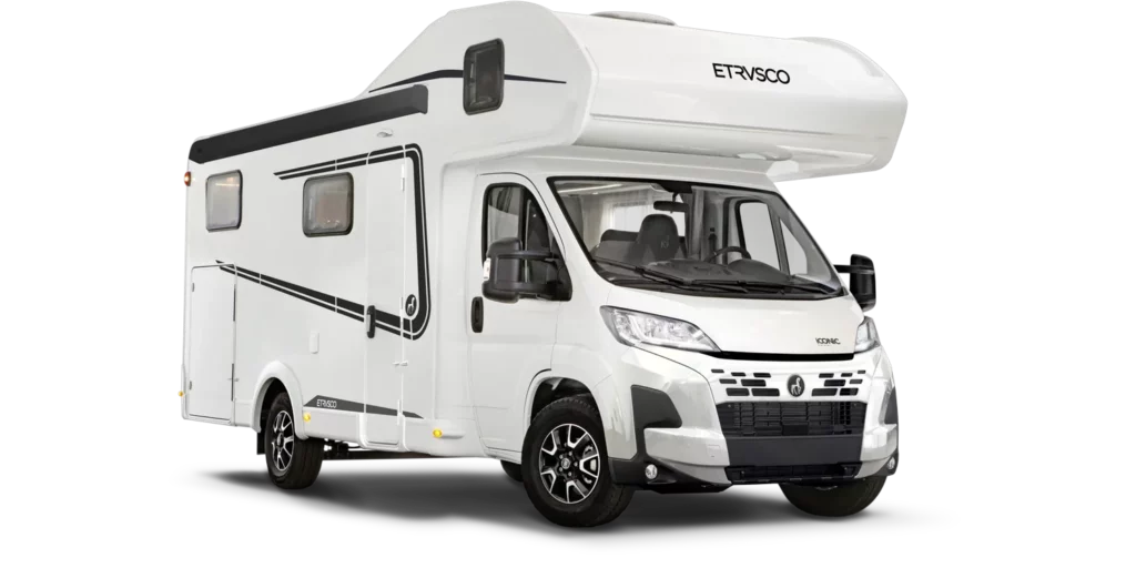 Etrusco Alkoven Wohnmobil von vorne links