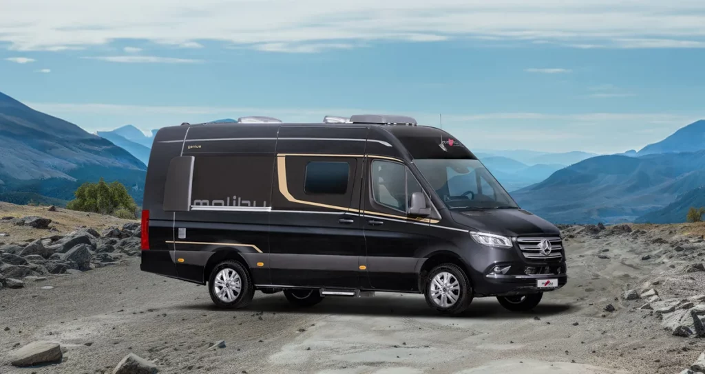Malibu Genius Camper Van, obsidianschwarz