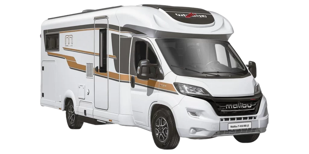 Malibu Teilintegrierter mit markanter Front und seitlicher Markise
