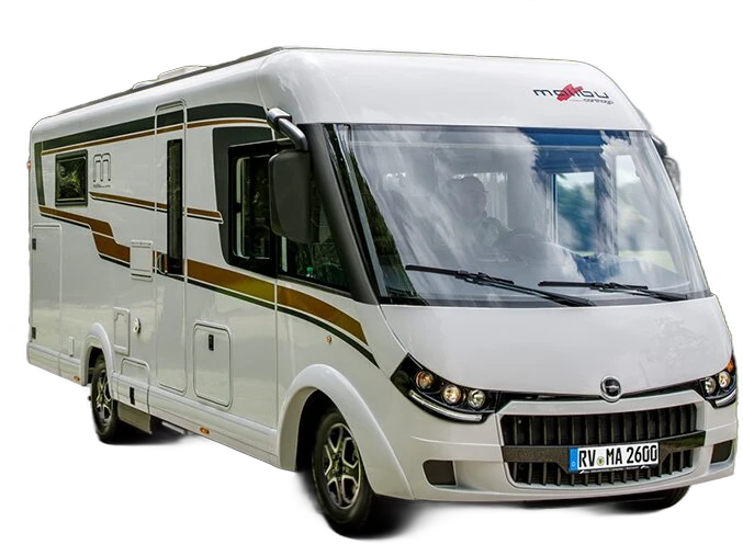 Malibu Vollintegrierter mit markanter Front und Seitengrafik